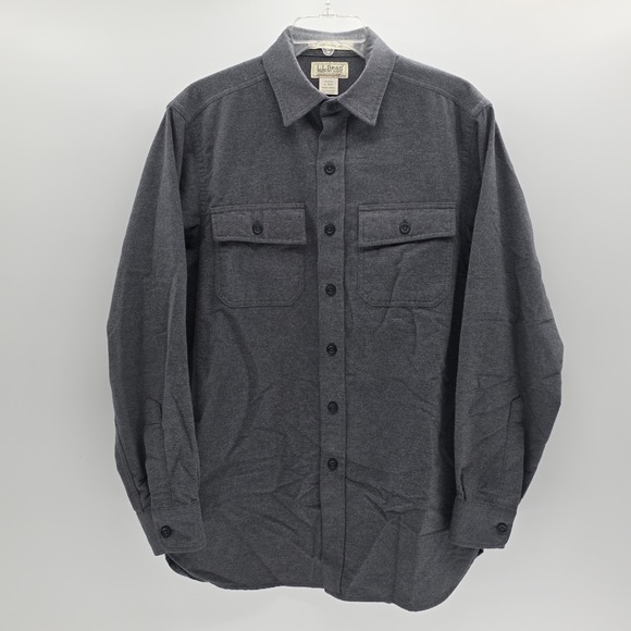 L.L. Bean Other - Vintage LL Bean Chamois Flannel Shirt Mens Small Long Sleeve Traditional Fit